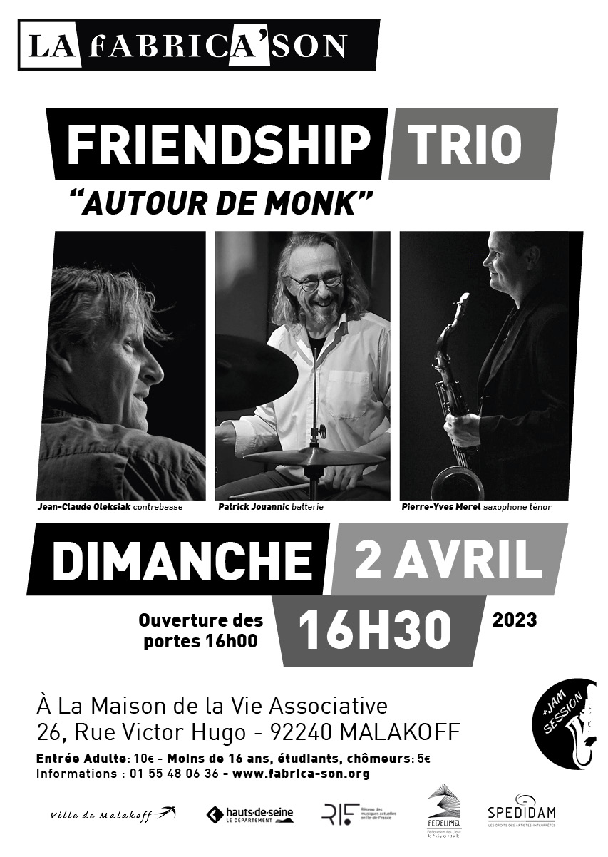 AVRIL 2023 – Friendship Trio